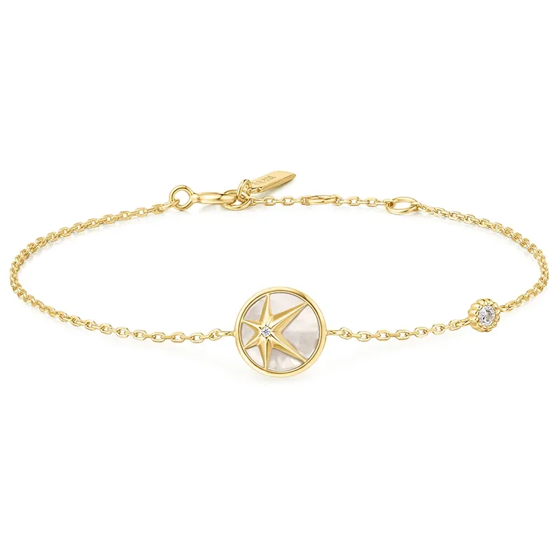 ANIA HAIE GOLD STAR MOP BRACELET B065-02G