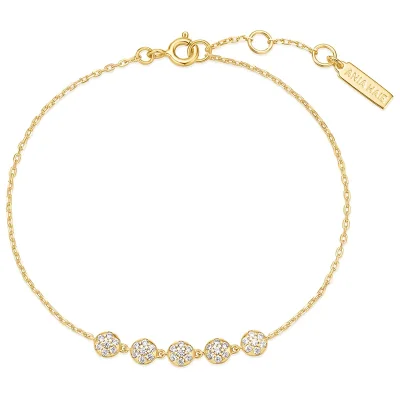 ANIA HAIE GOLD PAVE MULTI BEADED CHAIN BRACELET B065-04G