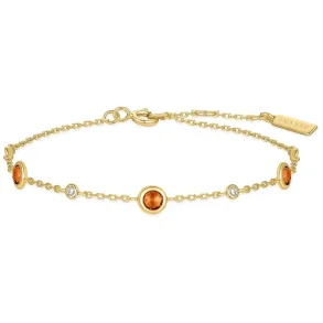 ANIA HAIE GOLD NANO GEM STATION BRACELET  B066-01G