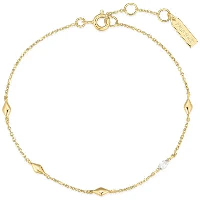 ANIA HAIE GOLD MULTI RHOMBUC STATION BRACELET B066-03G