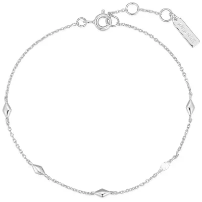 ANIA HAIE SILVER MULTI RHOMBUC STATION BRACELET B066-03H