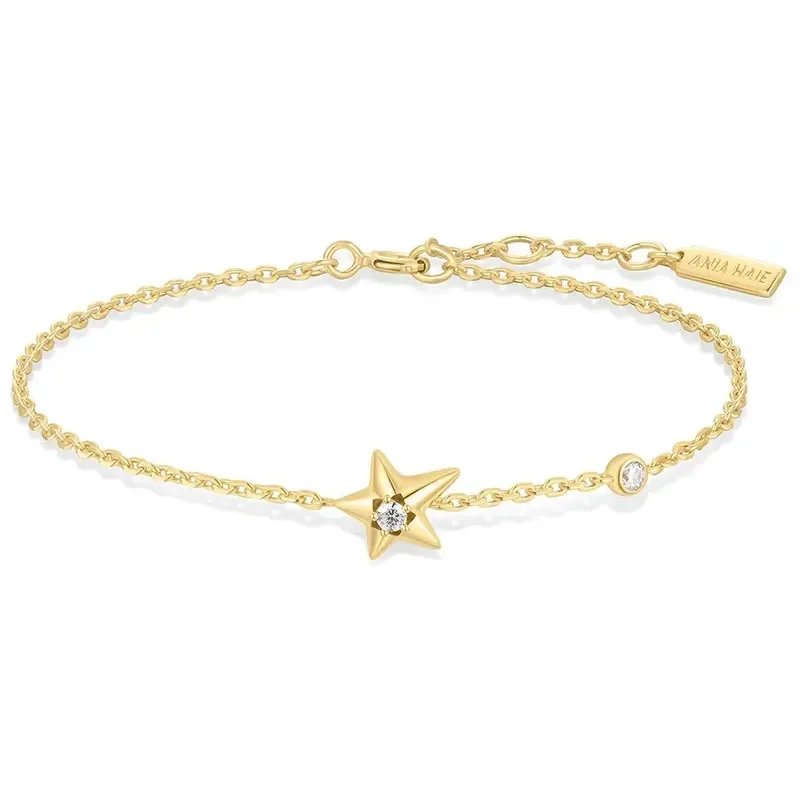 ANIA HAIE GOLD SPARKLING STAR BRACELET B066-04G