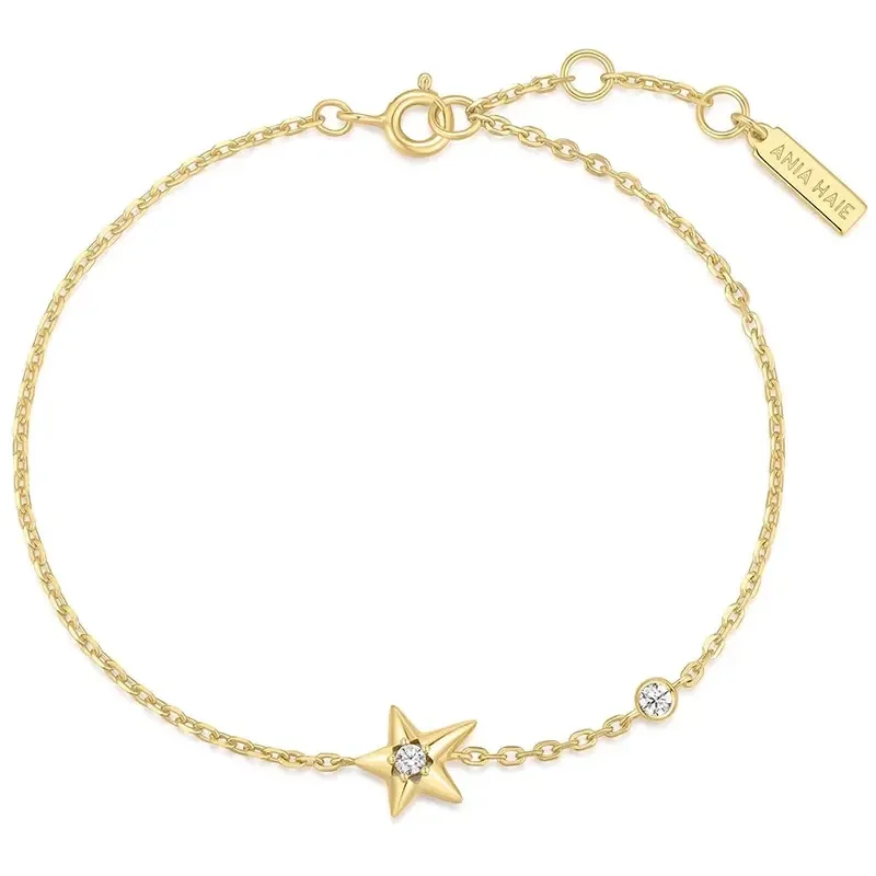 ANIA HAIE GOLD SPARKLING STAR BRACELET B066-04G