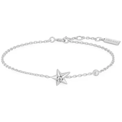ANIA HAIE SILVER SPARKLING STAR BRACELET B066-04H