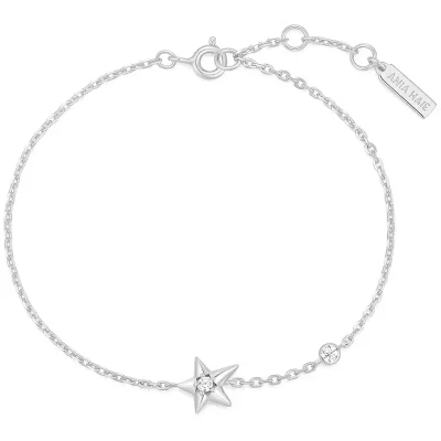 ANIA HAIE SILVER SPARKLING STAR BRACELET B066-04H