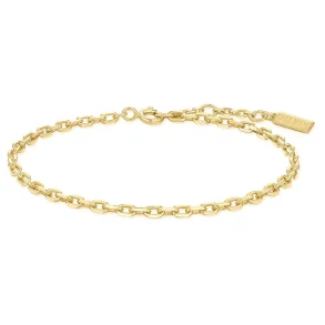 ANIA HAIE GOLD PAPER CLIP CHAIN BRACELET B067-02G