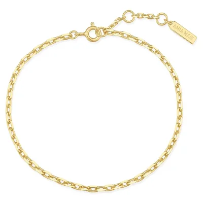 ANIA HAIE GOLD PAPER CLIP CHAIN BRACELET B067-02G