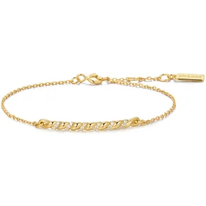 ANIA HAIE GOLD TWISTED BAR BRACELET B072-02G