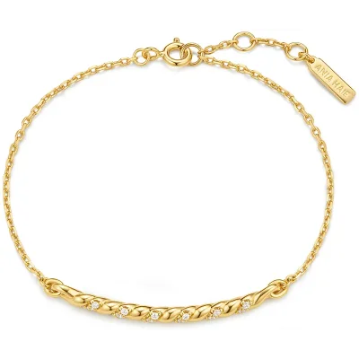 ANIA HAIE GOLD TWISTED BAR BRACELET B072-02G