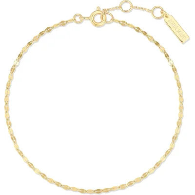 ANIA HAIE GOLD TEXTURED CHAIN BRACELET B073-02G