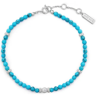 ANIA HAIE LAB-CREATED TURQUOISE BEADED BRACELET B073-03H