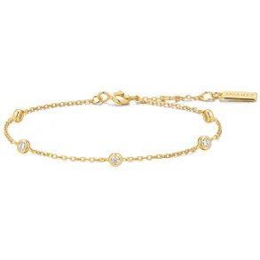 ANIA HAIE GOLD CLASSIC BEZEL-SET BRACELET B074-02G
