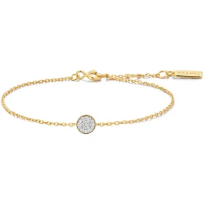 ANIA HAIE GOLD PAVE DISC BRACELET B075-02G