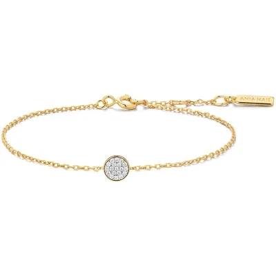 ANIA HAIE GOLD PAVE DISC BRACELET B075-02G