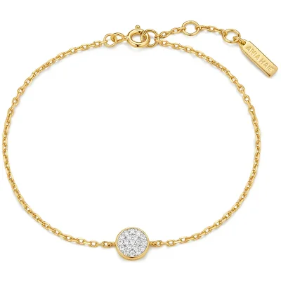 ANIA HAIE GOLD PAVE DISC BRACELET B075-02G