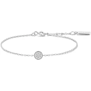 ANIA HAIE SILVER PAVE DISC BRACELET B075-02H