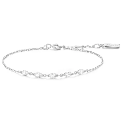 ANIA HAIE SILVER QUINTET MARQUISE BRACELET B075-03H