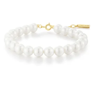 ANIA HAIE GOLD CLASSIC SHELL PEARL BRACELET B075-04G
