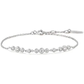 ANIA HAIE SILVER GRADUATED TRIOS BRACELET B075-06H