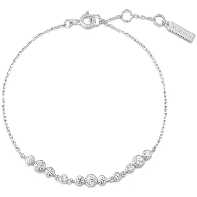 ANIA HAIE SILVER GRADUATED TRIOS BRACELET B075-06H