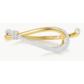 ANIA HAIE GOLD PAVE KNOT CUFF BRACELET B077-04G