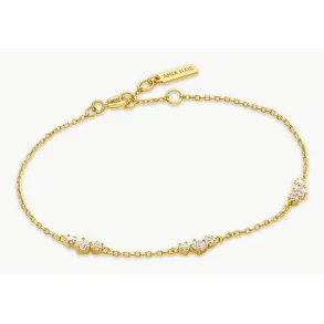 ANIA HAIE GOLD CLUSTER STATION BRACELET B079-01G