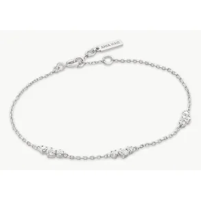 ANIA HAIE SILVER CLUSTER STATION BRACELET B079-01H