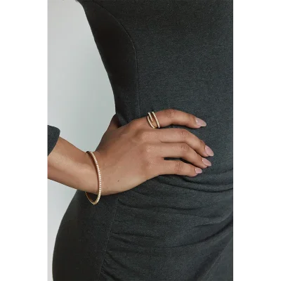 ANIA HAIE GOLD PAVE TENNIS BRACELET B079-02G