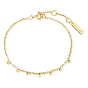 ANIA HAIE GOLD DANGLING BEAD STATION BRACELET B080-01G