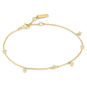 ANIA HAIE GOLD SCATTERED STATION BRACELET B080-03G