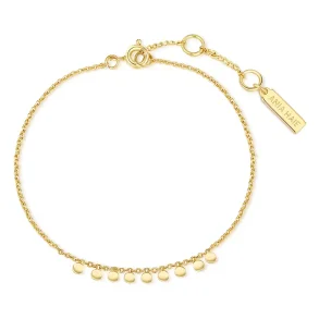 ANIA HAIE GOLD DANGLING DISC BRACELET B080-04G