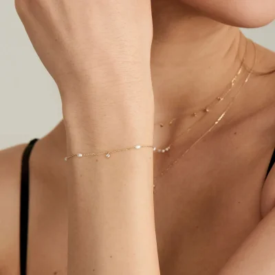 ANIA HAIE 14 KT GOLD BRACELET BAU003-01YG