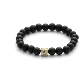 ALEXANDER LYNGGAARD ONYX MATTE 8MM BRACELET C00060