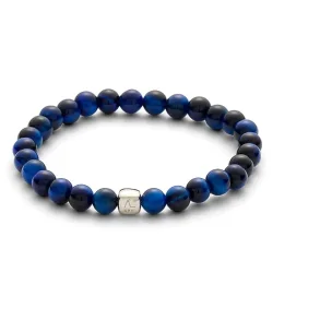 ALEXANDER LYNGGAARD BLUE TIGER EYE 6MM BRACELET C00780