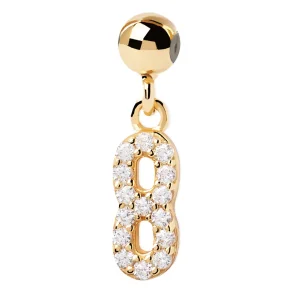 PDPAOLA NUMBER 8 SINGLE CHARM CH01-002-U