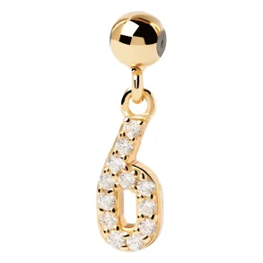PDPAOLA NUMBER 6 SINGLE CHARM CH01-004-U