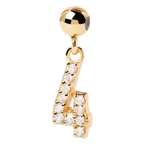 PDPAOLA NUMBER 4 SINGLE CHARM CH01-006-U