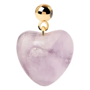 PDPAOLA AMETHYST HEART CHARM CH01-118-U