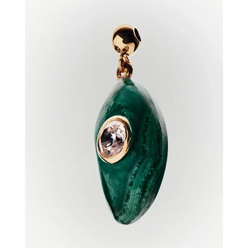 PDPAOLA TRANSFORMATION MALACHITE CHARM CH01-251-U