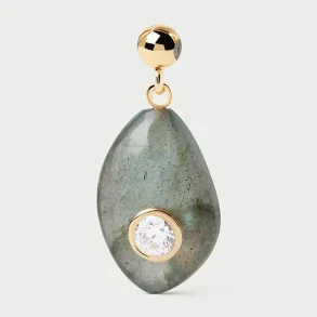 PDPAOLA PROTECTION LABRADORITE CHARM CH01-252-U