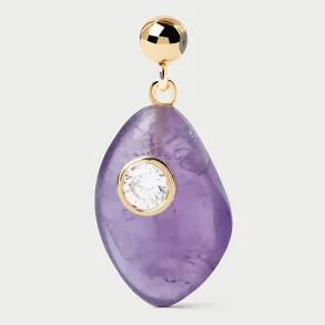 PDPAOLA BALANCE AMETHYST CHARM CH01-260-U