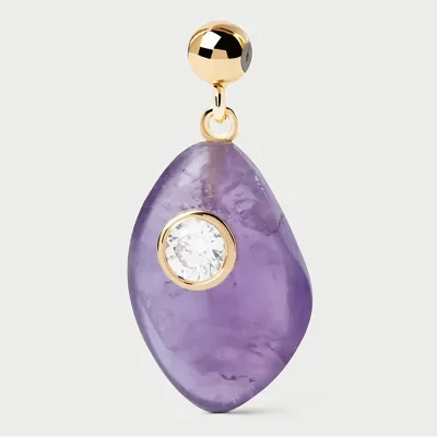 PDPAOLA BALANCE AMETHYST CHARM CH01-260-U