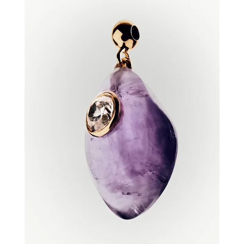 PDPAOLA BALANCE AMETHYST CHARM CH01-260-U