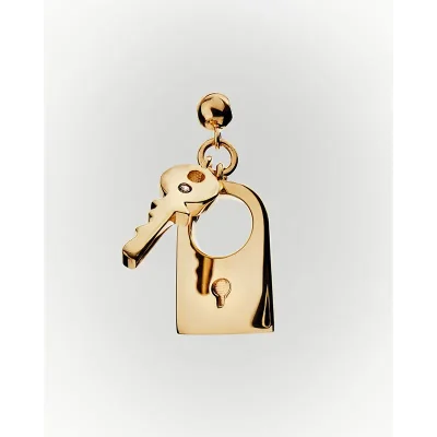 PDPAOLA PADLOCK AND KEY CHARM CH01-294-U