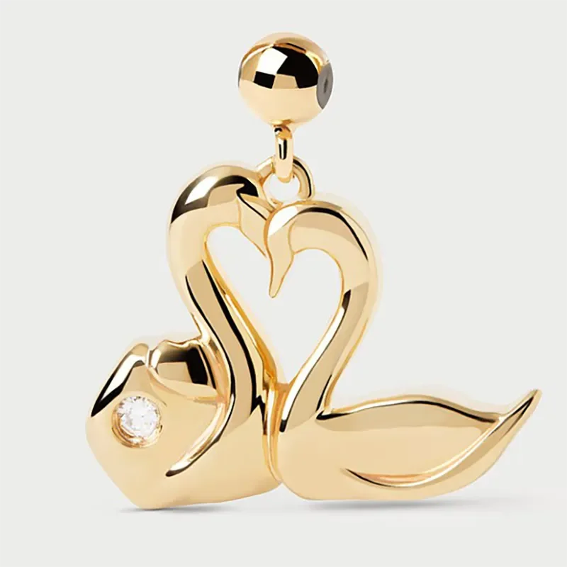 PDPAOLA LOVE SWANS CHARM CH01-310-U
