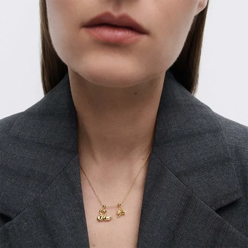 PDPAOLA LOVE SWANS CHARM CH01-310-U