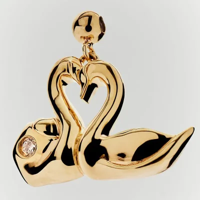 PDPAOLA LOVE SWANS CHARM CH01-310-U