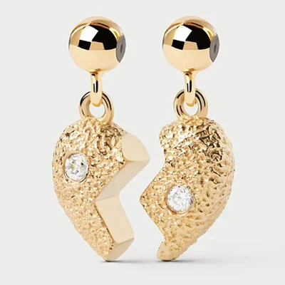 PDPAOLA SPLIT HEART CHARM CH01-317-U