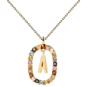 PDPAOLA LETTER A NECKLACE CO01-260-U