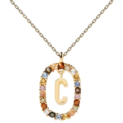 PDPAOLA LETTER C NECKLACE CO01-262-U
